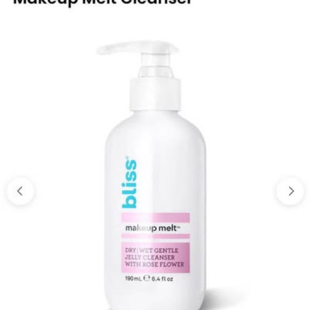 Bliss Makeup Melt Jelly Cleanser with Pink Label